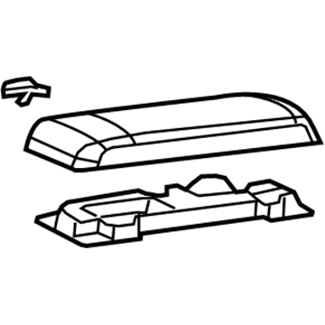 Chrysler 1GF141D1AA Armrest Assembly