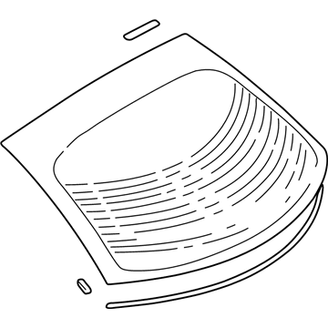 Chrysler MR432861 Back Glass