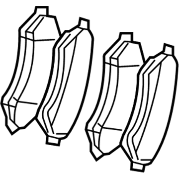 Jeep 5066427AA Brake Pads