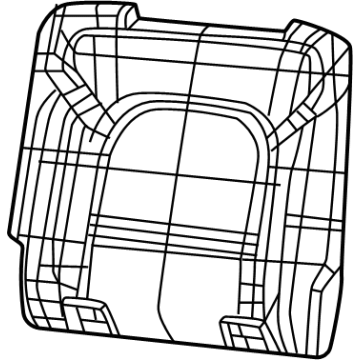 Mopar 7UP31BD3AA Cover - Rear Seat Back