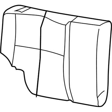 Jeep UN681AZAA Seat Back Assembly
