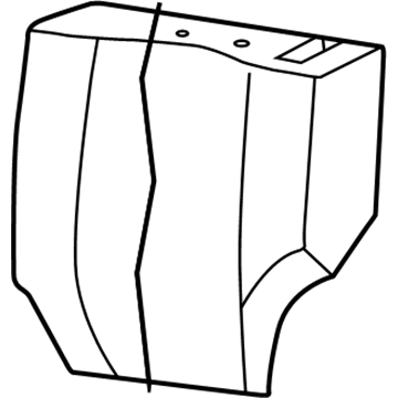Jeep UN691AZAA Seat Back Assembly