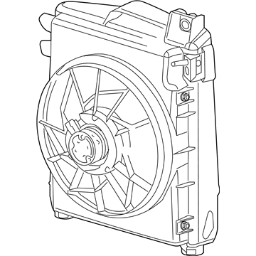 Dodge 5080647AB Fan Shroud