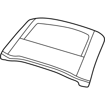 Chrysler WH221U6AA Back Glass