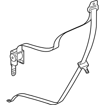 2007 Dodge Dakota Seat Belt - 5JU421D5AA