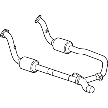 2008 Dodge Ram 3500 Exhaust Pipe - 52122253AC