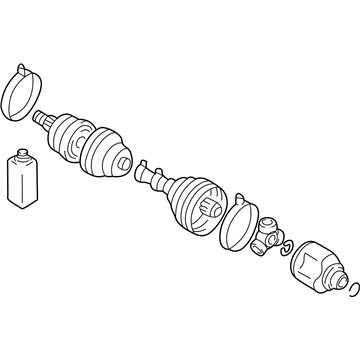 Chrysler MR196766 Axle Assembly