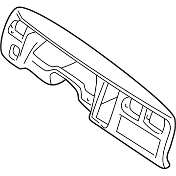 Dodge 5FV37DX9AB Cluster Bezel