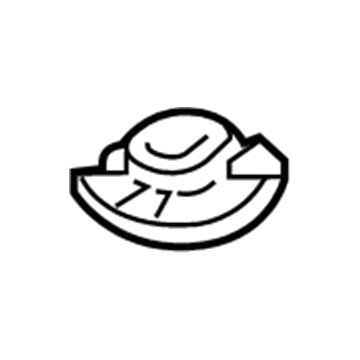 Jeep 68084175AA Radiator Isolator