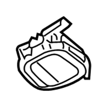 Mopar 68318293AA Puddle Lamp, Front Driver Side