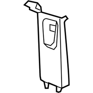 Jeep 5JP30BD1AI Rear Pillar Trim