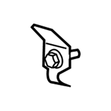 Mopar 55361135AA Child Seat Bracket Anchor Plate, Rear