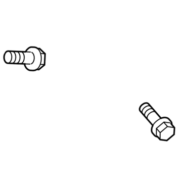 Dodge 6508812AA Lower Bracket Bolt