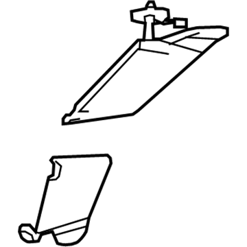 Dodge Sun Visor - 1HW52DW1AB