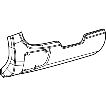 Ram 1YB23JXWAA Lower Column Cover