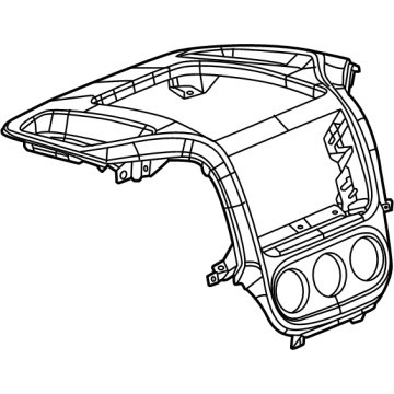 Ram 7DM39JXWAB Center Bezel