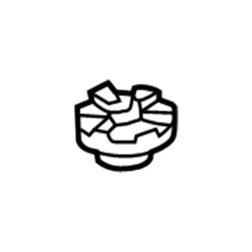 Jeep 68084176AA Radiator Isolator