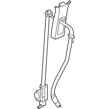 Jeep 1MY73DK7AB Retractor Assembly