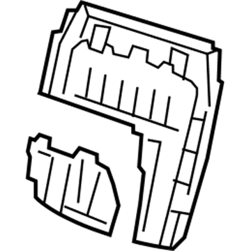 Chrysler 1FK741J3AC Seat Back Panel