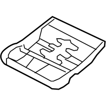 Chrysler 68105127AA Frame - Front Seat Cushion