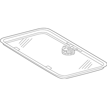 Dodge 5104480AA Glass - Sunroof