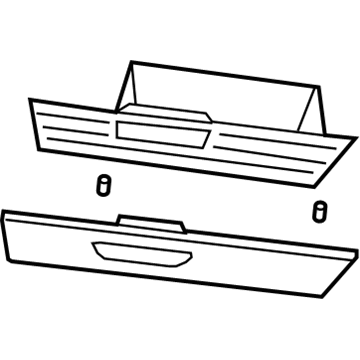 Dodge 1JF231KSAA Glove Box Door