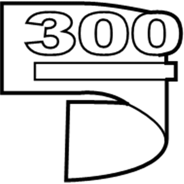 Chrysler 4806259AA Nameplate