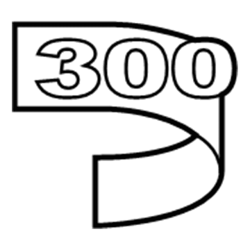 Chrysler 4806203AA Nameplate