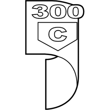 Chrysler 4806204AA Nameplate
