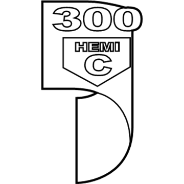 Chrysler 4806207AA Nameplate