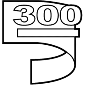 Chrysler 4806205AA Nameplate