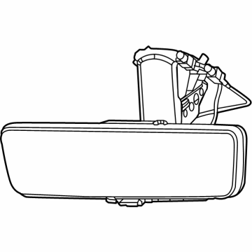 Ram 68400498AA Mirror Assembly