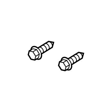 Jeep 6105098AA Fender Liner Bolt