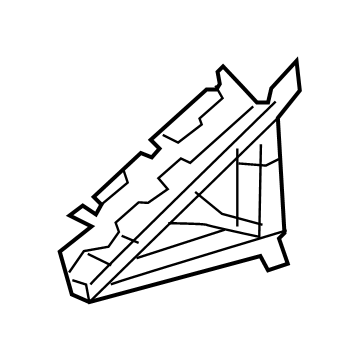 Mopar 5SB12DX9AC Window Trim, Black, Center Passenger Side