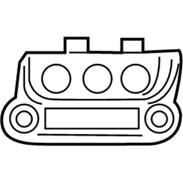 Jeep 1RH94VT9AC Center Bezel