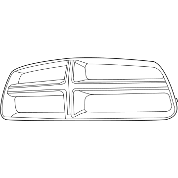 Dodge 68092602AA Grille Surround