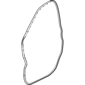 Jeep 68242105AA Door Weatherstrip