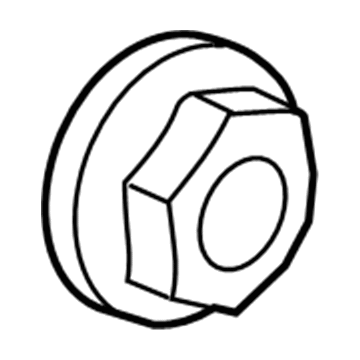 Jeep 6102244AA License Lamp Nut