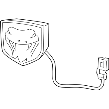 Mopar 5030107AB High Mount Lamp