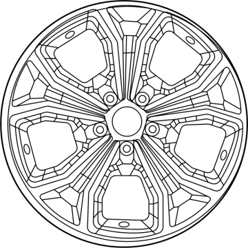 Dodge 68620141AA Wheel, Alloy