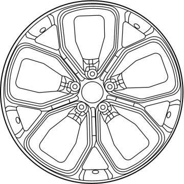 Dodge 68620096AA Wheel, Alloy