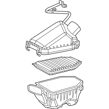 Jeep Air Filter Box - 4627063AD