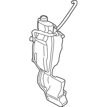 Ram 68050749AA Bottle - Coolant Recovery
