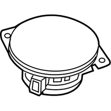 Chrysler 68423513AA Rear Driver Speaker