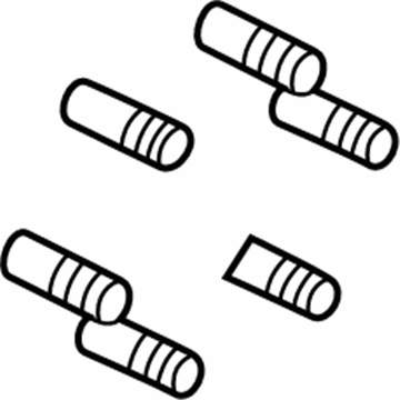 Mopar 5093849AA Wheel Stud, Front Mopar 5093849AA Wheel Stud, Front