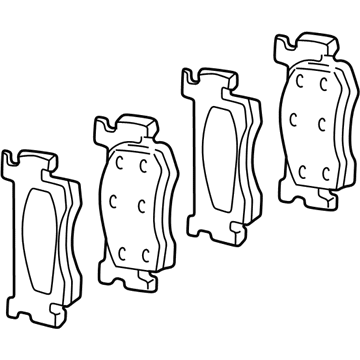 Dodge 5016167AC Brake Pads