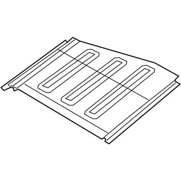 Mopar 5VN10RXFAQ Top Panel, Black Mopar 5VN10RXFAQ Top Panel, Black