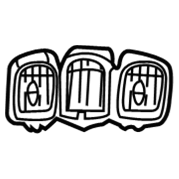 Dodge 5019882AB Louver