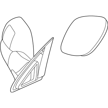 Dodge Ram 1500 Car Mirror - 68060203AF