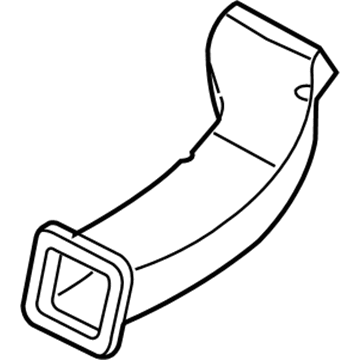 Jeep 55197077AB Front Duct